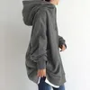 Kvinnors hoodies Hösten Plus Size Leisure Hooded Sports tröja 9xl 8xl 7xl Fashion Ladies Pocket Street Fleece