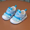 HBP Non-Brand 2024 Leer- en herfstbabyschoenen voor jongens Cartoon Walking Shoes Non Slip en Breathable Mesh Soft Sole Baby Shoes