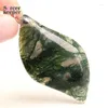 Pendant Necklaces Women Men Fashion Jewelry Pendants With Chain Wholesale Natural Dendritic Moss Agate Stone For Making BM339
