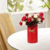 花瓶のメタルプランターフラワーアレンジバケツウェディングセンターピーステーブル素朴な花瓶