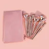 9PCS / Set Pink Gold Luxury Makeup Brushes Set Powder Power Foundation Found Brush Brush Making Make Up Brush Kits Maquiagem 240327