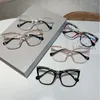 サングラスカンプスカンプスの特大の猫の目の眼鏡ファッションビンテージブルーライトブロッキングアイウェア2024女性向けのトレンディな非処方メガネ