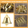 Supplência de festa 12pcs Diy Craft Bells Metal Wind sinos, fazendo pendurar para o chaveiro