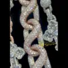 Passe Diamond Tester VVS Colar Gold Blic Big Cuban Link Chain