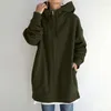 Kvinnors hoodies Hösten Plus Size Leisure Hooded Sports tröja 9xl 8xl 7xl Fashion Ladies Pocket Street Fleece