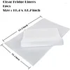 Tischmatten 6pcs Waschbar Kühlschrankregal Innere Liner wasserdichtes Nicht-Schlupf-Placemat-Glas für Küche CNIM