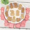 Stampi da forno 8pcs/set di cutter per biscotti Embosser di francobolli per cani per cani per cocci