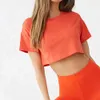 Stylowa moda prosta zwykłe kobiety Upraw Top Casual Noar Cropped T Shirts 100% bawełna 2022 Wysoka jakość na sprzedaż