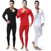 Men's Thermal Underwear Jinsen Aite Plus Size L-7XL Winter Mens Warm O-Neck Modal Elasticity Slim Men Long Johns Sets JS635