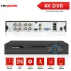 Recorder 8ch 4K AHD DVR H.265 6 W 1 Hybrydowy NVR Cyfrowy Rejestrator Wideo DLA 2MP 4MP 5MP 8MP AHD/TVI/CVI/XVI/KAMERY IP XMEYE P2P WIFI ZOS