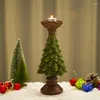 Candelas Decoración de árboles de velas de Navidad Antigua Retro Ideal único para accesorios de pografía Inicio