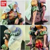 Action Toy Figures nya One Piece Silvers Rayleigh Anime Figur GK Action Figur PVC Staty Model Collection Dekoration Toy Gif L240402