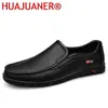 Casual Shoes Men's Loafers Slip On Boat Leather Men Lightweight Walking Driving Footwear Formal Office Male Outdoor Flats