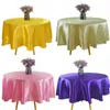 Tale da mesa de mesa Toca de mesa Capas de cores sólidas para casamento de aniversário de aniversário Round Round Home Decor