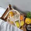 Storage Bags Portable Cotton Mesh Grocery For Shopping Bag Eco-friendly Vegetable Fruit Tote Reusable