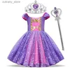 Abiti da ragazza TODDR NAMBINA PARTI IN COSTUTTO PRINCIPE PRINCIPALE CARNIVAL COSPLAY 1 ° compleanno Abiti per bambini Abiti di Halloween Bambini Abbigliamento L240402