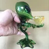 7 inch Alien Glass Pipe Glass Smoking Pipes Mini Glass Bongs Attractive Bowl Smoking Oil Alien Bong Pipes Hand Tobacco Smoking Water Pipes