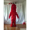 Trajes de mascote com desconto venda de fábrica marrom moda vermelha traje de monstro personalizado vestido extravagante vestido de gotas de papéis dhtzf