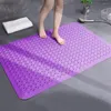 Bath Mats Safety PVC Floor Mat Anti Slip Bathroom Massage Foot Shower Rug Carpet Bathtub Accessories Set High Quality