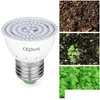 مصباح التطهير فوق البنفسجي LED LED Grow Fl Spectrum BB E27 E14 GU10 MR16 B22 220V GRANEHOUS