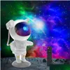 Altri illuminazione interno Astronauta Galaxy Star Proiettore LED Night Light App Control Color Color Deding Decorazione per bambini GIF GIF DHRKB