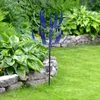 Decorações de jardim Harlow Rotador de vento exclusivo de moinho de vento rotativo reflexivo azul com decoração de artesanato de arte de plug de plug