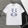 T-shirt de camiseta masculina de verão Camiseta casual larga camiseta solta 90085