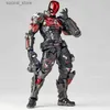 Action Toy Figures AMAZING YAMAGUCHI Arkham Knight Action Figure #024 Model PVC Bat 17cm Collection Movable Anime Figurine Toys for Childs Gifts L240402