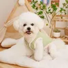 Dog Apparel Button Closure Pet Jacket Korean Style Clothes Cozy Comfortable Thickened Cotton Clothing For Cats Puppies Small Dogs
