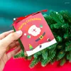 Present Wrap 50 Pieces/Lot Creative Christmas Candy Story Box Rectangular Carton Packing Festival Cardboard