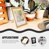 Frames Frame PO en bois show rack Home Picture Chic Holder mur suspendu Glass Creative Glass Simple Style Affichage Conteneur