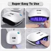 SUN4S UV LED Lmp For Nails 48W Quick Dry Professtional Gel Nail Polish Dryer Lamp Manicure Machine Art Salon Tool Equipment 240401