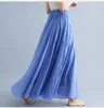 Mode massief katoenen linnen dames rokken maxi elegante harajuku saia casual losse lange rok dames kleding faldas ropa mujer 240323