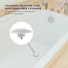 Mattes de bain Télevés de salle de bain Drain Stopper Bain de baignoire - Plug idéal pour les éviers de cuisine universels 1,6-2,16 pouce