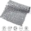 Bath Mats Non-Slip Tub Shower Pebble Shape Machine Washable Bathtub Mat With Drain Holes Suction Cups Anti Slip PVC Bathroom