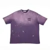 Gradient prania koszulki z krótkim rękawem mężczyźni Kobieta Zwycięska High Street Casual T koszule 2024 TOPS TEE