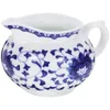 Ensemble de vaisselle Sauce Pichet Ceramic Coffee Sirop Decorative Flower Match Jug For Home Restaurant