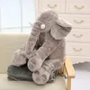 60 cm Super grande cartone animato Elefante Plush Bildo Soft Kids Comfort Pillow per accompagnare la bambola addormentata per bambini GIE 240325