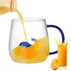 Wijnglazen 1 stks Cartoon Diervorm Glas Home Leuke hoge borosilicaat Single Layer Cup Woonkamer met gasten Juice Cold Drink