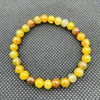 Странд 6/8/10 мм блестящий золотой цвет натуральный каменный браслеты для женщин заживают кристаллический браслет настоящие бусины
