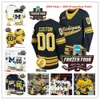 2024 Frozen Four Michigan Hockey Jersey Kyle Connor Carl Hageli Chris Summers Niko Porikos Max Pacioretty Brendan Brisson Stitched Michigan Wolverines Jerseys