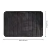 Badmattor Mattminnesskummattor för badrum mjuk och bekväm superabsorberande svart 32 "x 20" kast filt sovsal