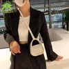 Bolsos de hombro de moda de lujo PU cuero mujer pequeña mensajero sólido sólido simplicidad bolsillo 2024 diseñador femenino