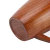 Muggar 3.5in höjd handgjorda trämugg för män kvinnor 250 ml kaffe med handtag liten träkopp utomhus rese tedricka
