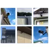 CAMERA DUMMY CAMERA DI SICUREZZA OUTDOOR PANNELLA SOLAR PROTECIZIONE SICUREZZA DI SICUREZZA IN MACCHIA CAMERA FINUZIONE FINUZIONE LED lampeggiante di simulazione al 100%