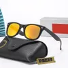 검은 편광 선글라스 디자이너 여성 남성 Mens 선글라스 거울 플라스틱 미러 금속 다리 멀티 컬러 UV400 편광 조명 디자이너 안경 클래식 2140