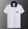 2024 وصول جديد Deisnger Shirt Summer Men's T-Shirt Lapel Sleeved Sleeved Brand Black Cotton Embroidery G Trendy Style Fashion Slim Fit Top Polo Tees Tees