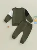衣料品セット生まれの女の赤ちゃんの服フロルスリーブボディースーツフローラルプリントパンツ幼児服の衣装