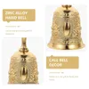Party Supplies Vintage Hand Bell präglad Call Zinc Eloy Temple för skolmottagning Bröllopsmiddag El Service Meditation Bön