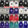 Anpassad XS-6XL Classic Retro Mitchellness 1998-99 basket 55 Jasonwilliams Jersey Throwback 10 Mikebibby 4 Chriswebber 16 Pejastojakovic Jersey andningsbara